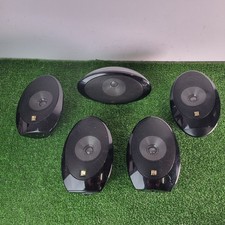 KEF HTC1001.2 ( 5 Piece) EGG SYSTEM - Black - Surround Sound Satellite Speakers