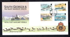 South Georgia - 2001 Royal Fleet Auxiliary Vessels First Day Cover