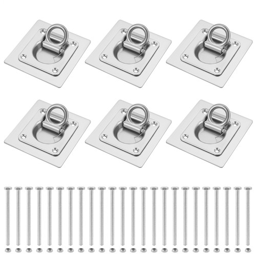 Recessed tie down lashing - down,