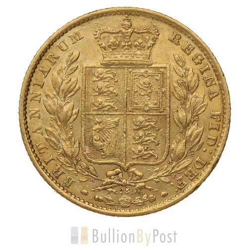1868 gold sovereign - sovereign, victoria