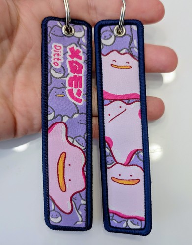 Pokémon embroidered keyring - embroidered,