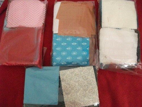 Assorted colours fabric - assorted,
