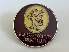 Somerset County Cricket Club Enamel Pin Badge