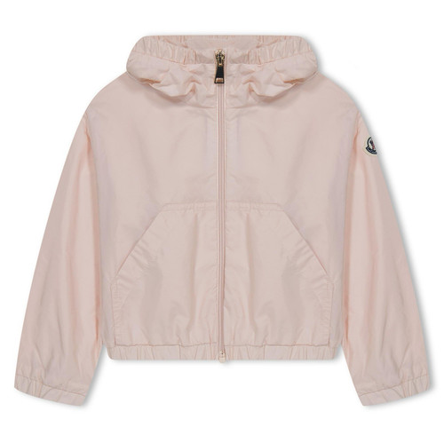 Moncler pink hooded zip - moncler,