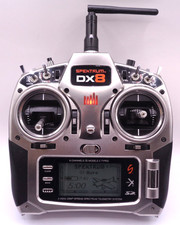 Spektrum dx8 GEN 1 dsmx/dsm2 transmitter good condition + 4000mah Battery mode 2