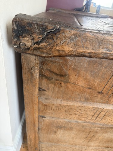 17th century antique trunk - century,