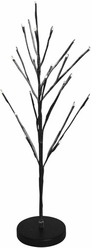 Snowy brown birch - brown, christmas
