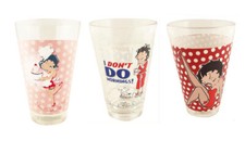 Betty Boop half pint glasses -