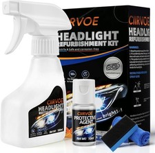 Automotive Headlight Restoration Kit - Refurbishing Fluid & Polishing...