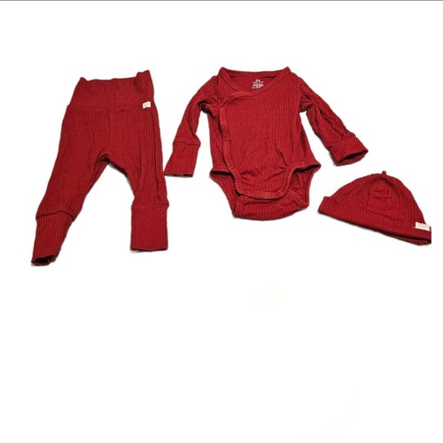 Babies burgundy piece set - burgundy,