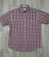 Orvis Red Plaid Gingham Check