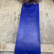 Snow Carpet Sledge Mat Toboggan Blue Roll Up Lightweight Sleigh Carpet