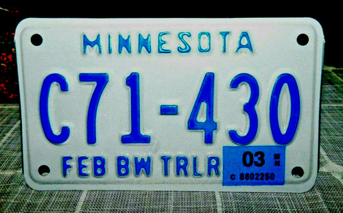 Minnesota utility trailer - bw,