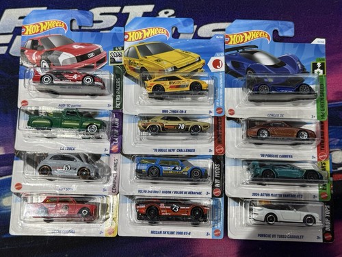 12x hot wheels mainline - hot,