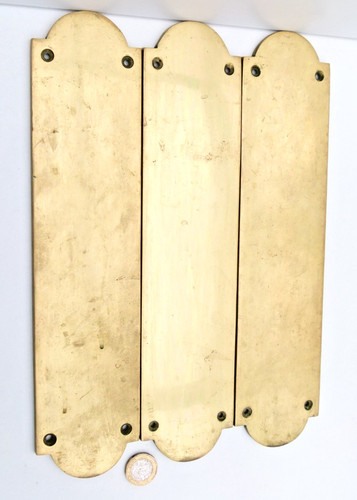 Single cast brass arched door - single,