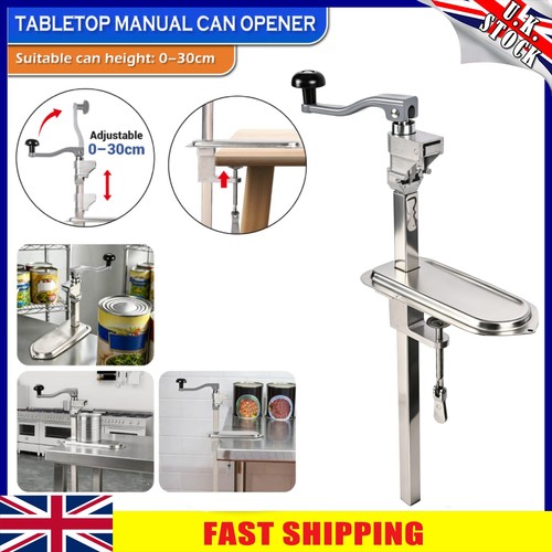 Commercial can opener - opener, tabletop