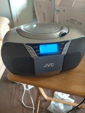 JVC RD-D228H Boombox Portable Stereo CD Player AM/FM Radio Aux Input Tested