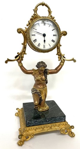 Antique cold painted bronze - painted,