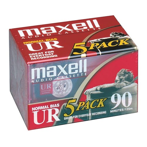 Maxell audio cassettes - ur, 90