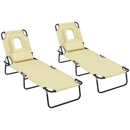 Outdoor foldable sun lounger - outdoor,