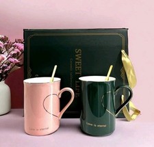 Set of 2 Ceramic Effect Tea