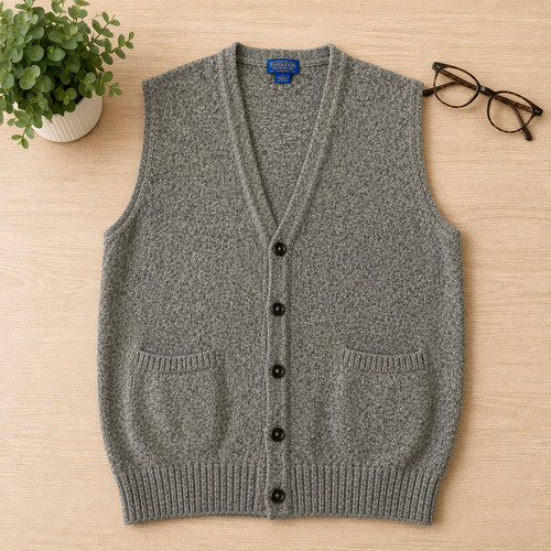 Vintage pendleton knit grandad - vintage,