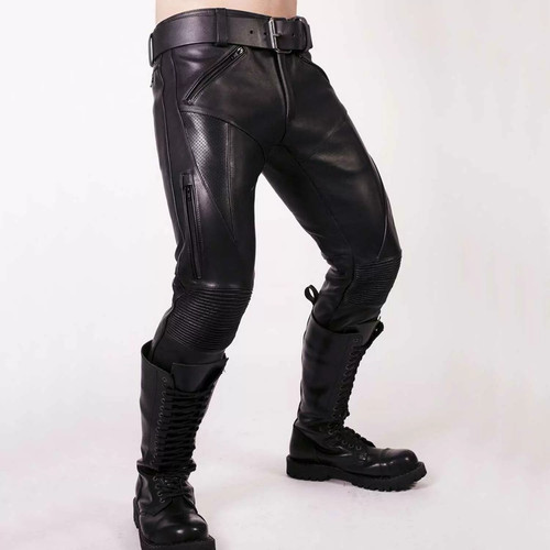 Genuine leather black - black,