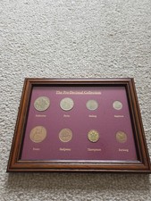 Framed Pre-decimal Coin Collection