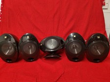 KEF HTS/HTC 2001.3 Home Theatre 2000 Series 8ohm 10-100w SP3631 5X Egg Speakers