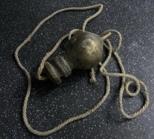 Small Vintage Brass Plumb Plum Bob Vintage Tools 190 Grams Not cleaned