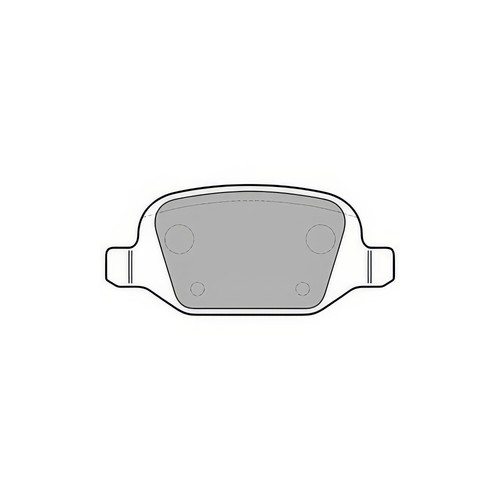 Delphi lp1685 brake pad - lp1685, set