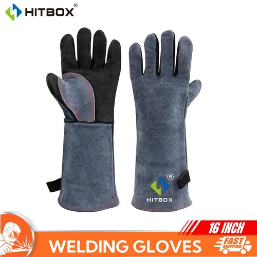Welding gloves leather - 16",