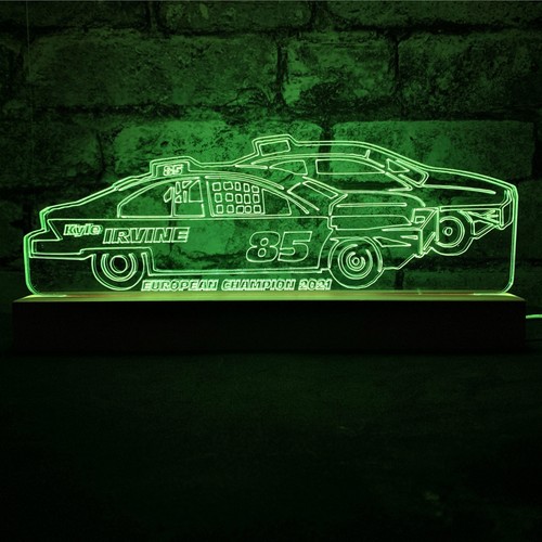 Saloon stock car night - night, light