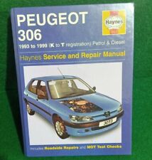 PEUGEOT 306 1993-1999 K TO T PETROL DIESEL HAYNES WORKSHOP MANUAL (975) - Used