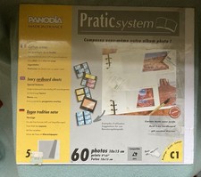 5 Panodia Pratic System Ivory Cardboard Sheets For Photo Albums 33cmx37cm