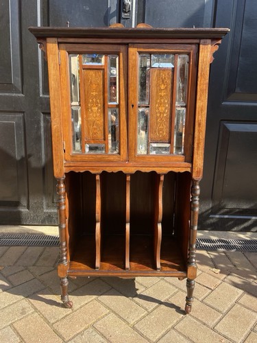 Antique music cabinet sheet - music,