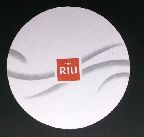 Riu hotel spain paper coaster - hotel,
