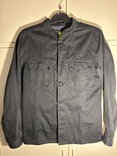 Pretty Green Black Jacket Rare Fashion Mod Clothing with detail Not Worn