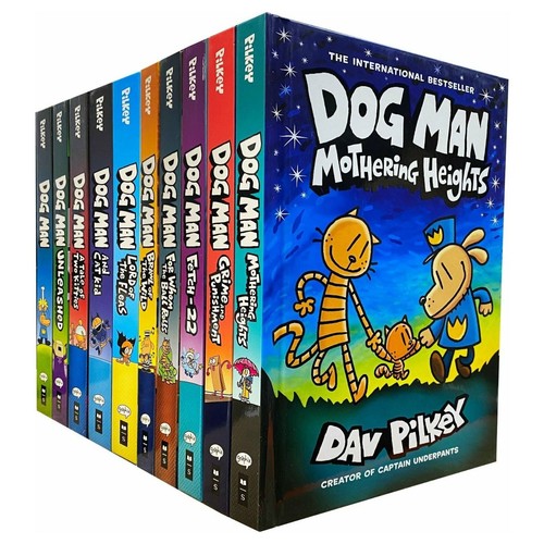 Dog man series books - dog,