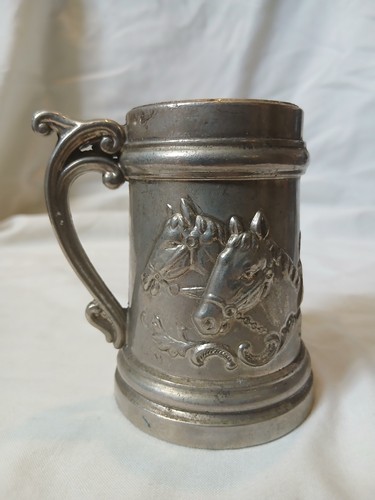 Pewter miniature tankard with