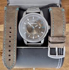 POLICE SUNSET WATCH - VIRTUALLY NEW HARDLY WORN CONDITION + EXTRA FREE BRACELET