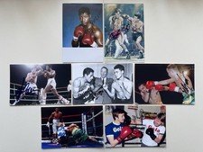 Boxing Signed 6” x 4” Photographs X7