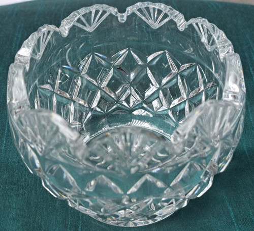 Lead crystal candle holder - crystal,