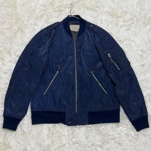Avirex flight jacket navy - l-2,