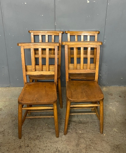 Vintage chapel church chair - vintage,