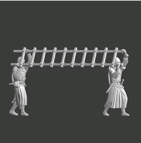 54mm medieval soldiers with - 54mm,