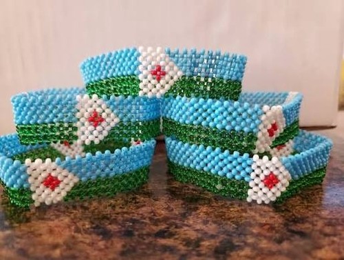 Djibouti flag bracelets - djibouti,