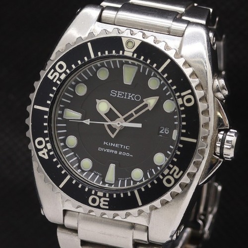 Seiko kinetic bfk men s - seiko,