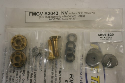 20mm race tech fork gold - 20mm,