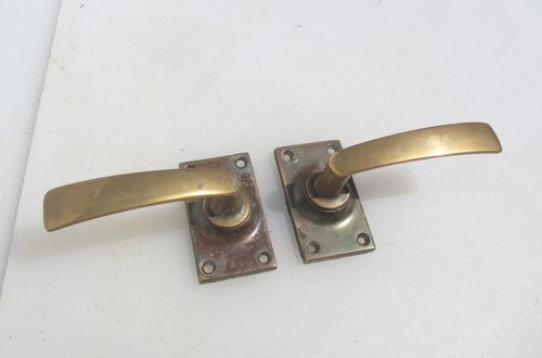 Vintage bronze lever - vintage,